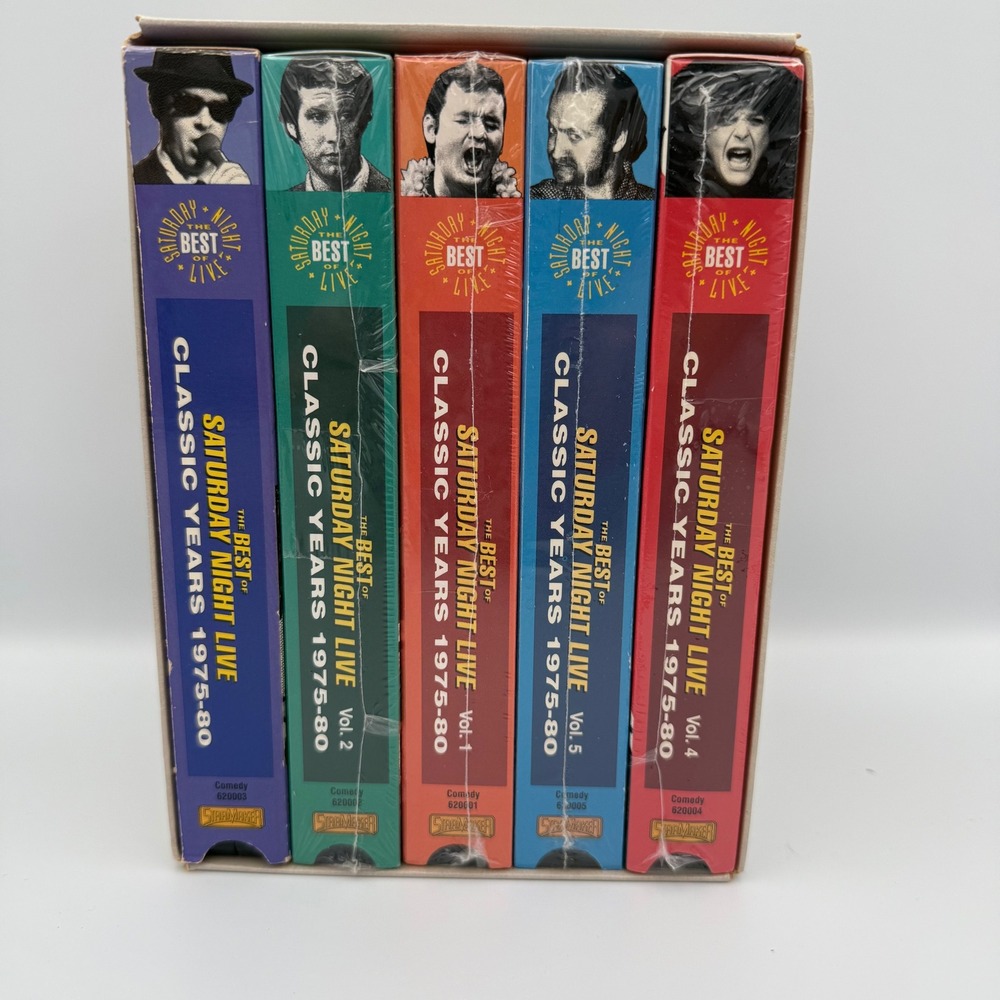 The‎ Best of Saturday Night Live Classic Years 1975-1980 VHS Box Set 5 Volumes